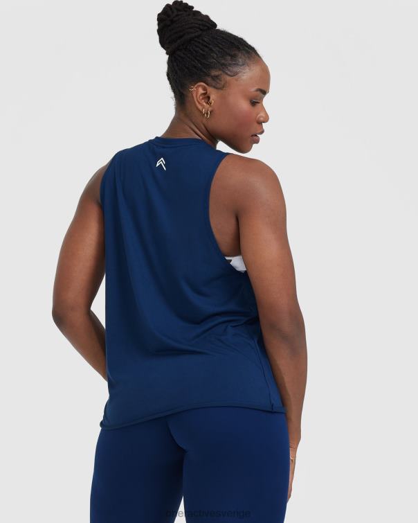 Kläder midnattsblå 4B046373 gå till muskelväst Oner Active