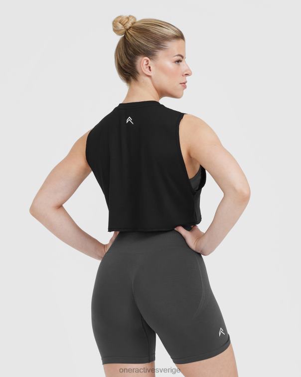 Kläder svart 4B046370 gå till muskelgröda väst Oner Active