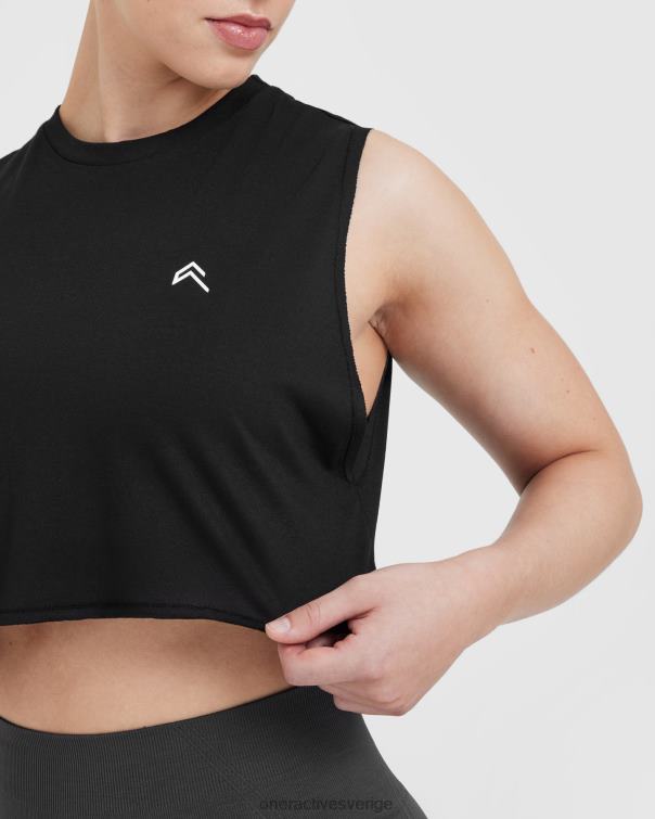 Kläder svart 4B046370 gå till muskelgröda väst Oner Active