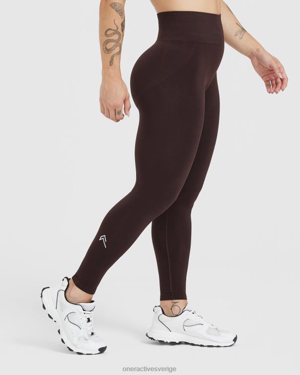 Kläder 70% kakao 4B04612 lätta sömlösa leggings 1 Oner Active