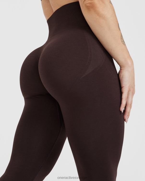 Kläder 70% kakao 4B04612 lätta sömlösa leggings 1 Oner Active