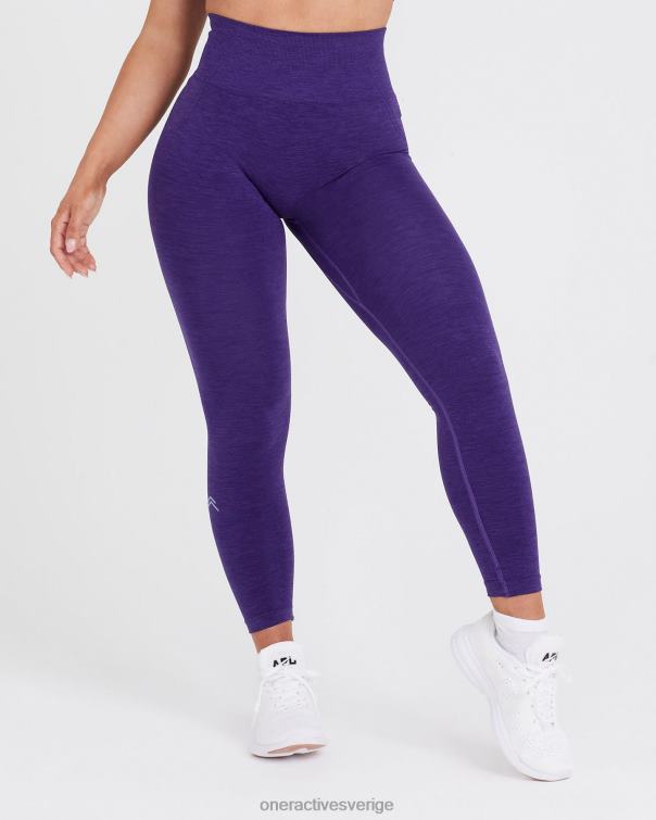 Kläder ametist 4B04646 enkel sömlös leggings 3 Oner Active