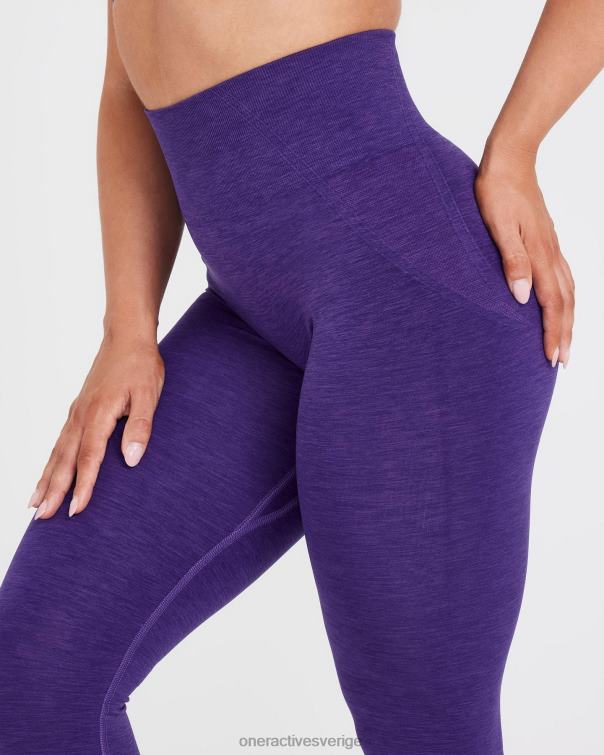 Kläder ametist 4B04646 enkel sömlös leggings 3 Oner Active