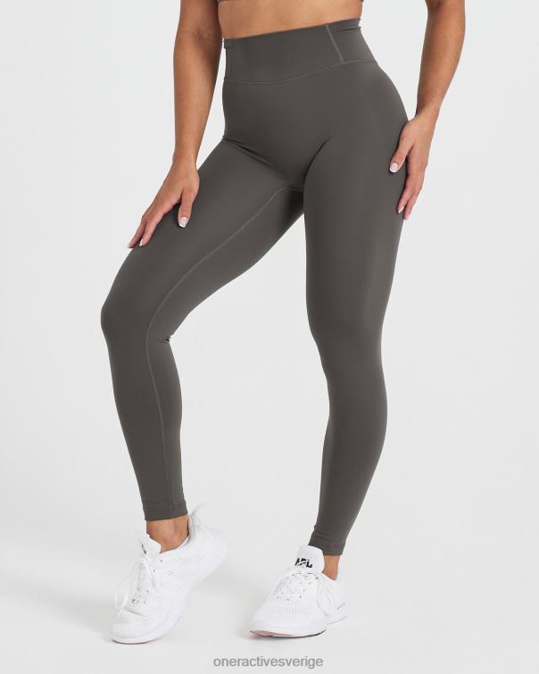 Kläder djup taupe 4B04636 tidlösa leggings Oner Active