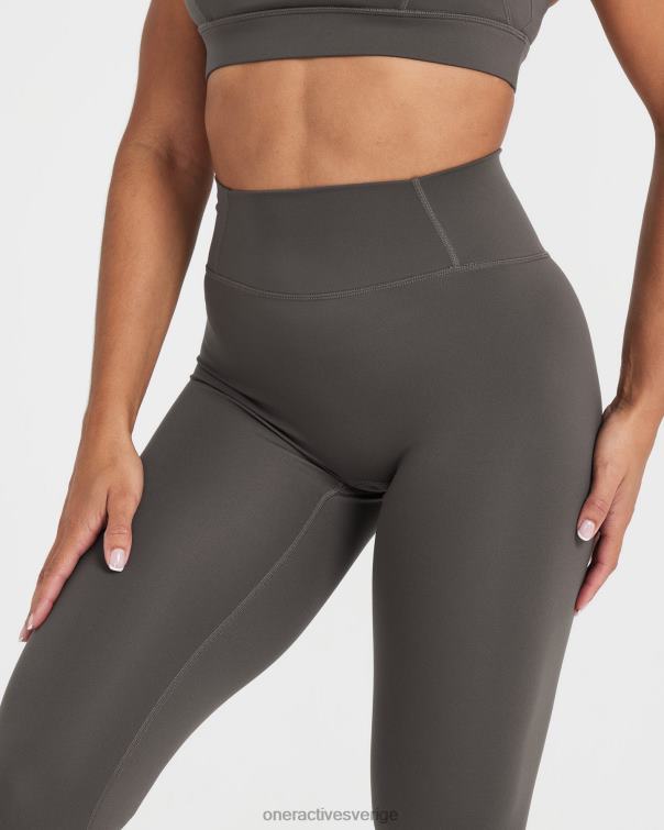 Kläder djup taupe 4B04636 tidlösa leggings Oner Active