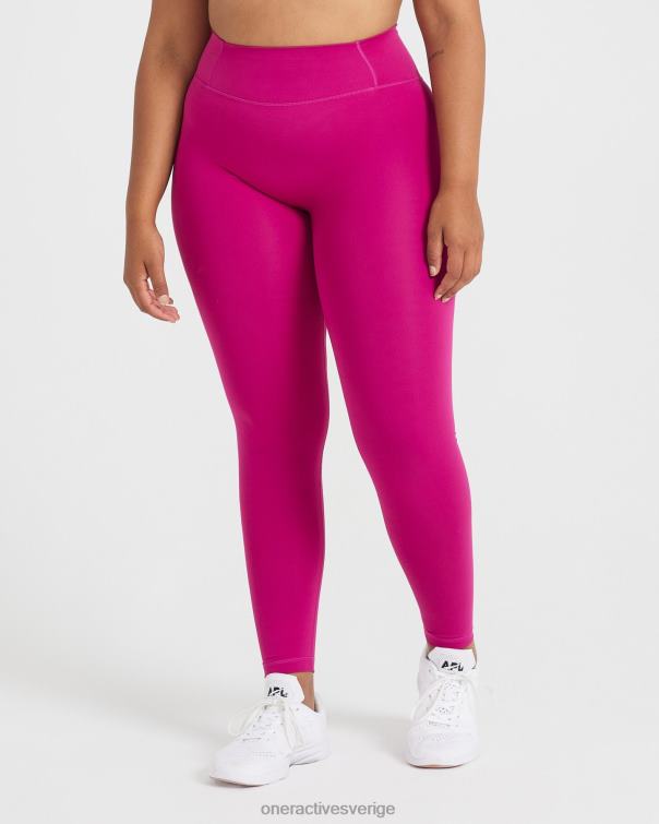 Kläder fuchsia 4B04611 tidlösa leggings Oner Active
