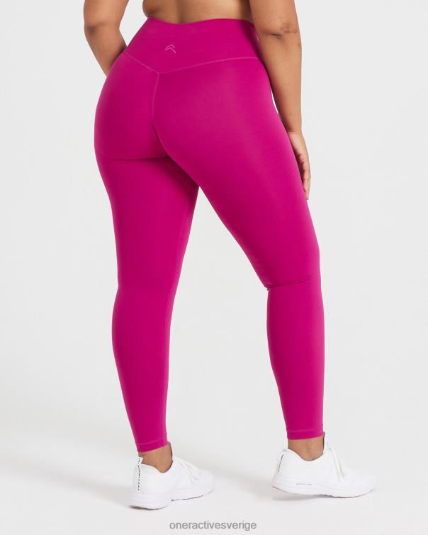 Kläder fuchsia 4B04611 tidlösa leggings Oner Active