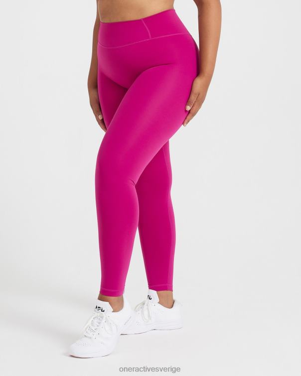 Kläder fuchsia 4B04611 tidlösa leggings Oner Active