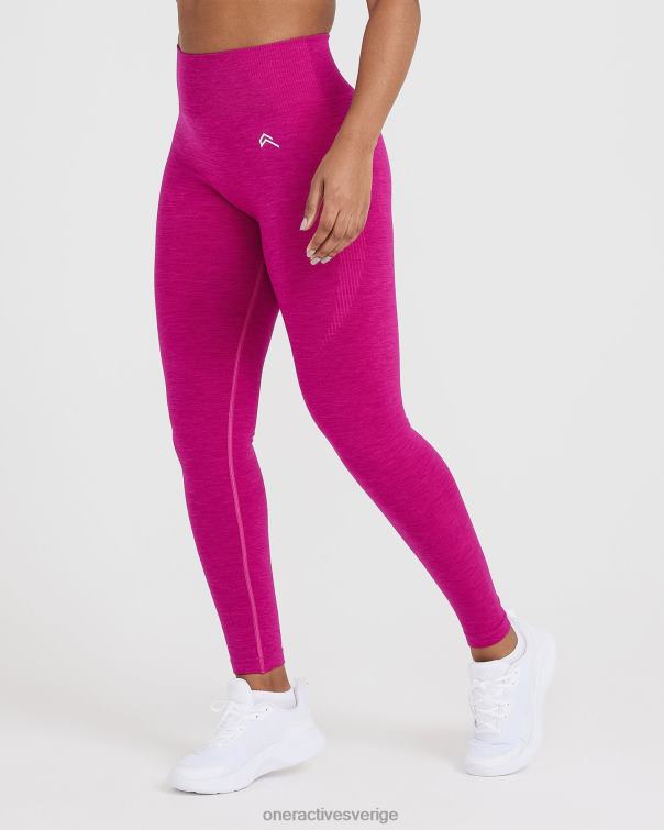 Kläder fuchsia märgel 4B04653 klassiska sömlösa 2.0 leggings Oner Active