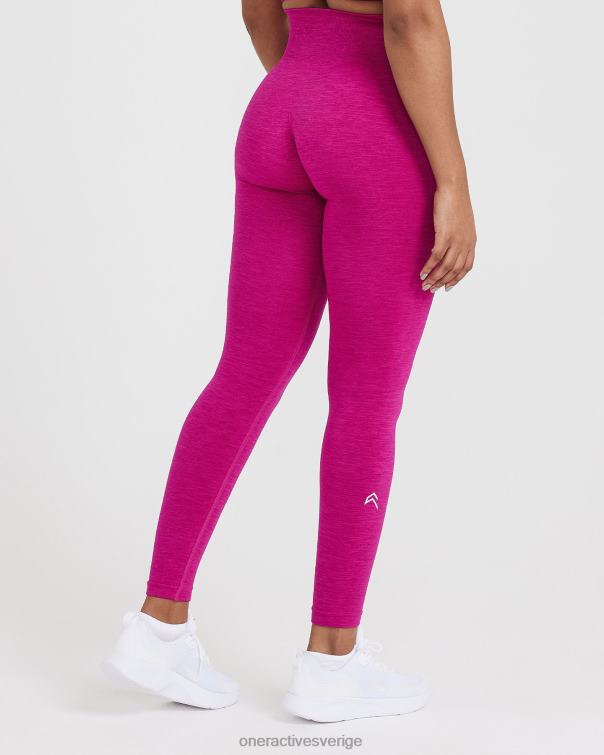 Kläder fuchsia märgel 4B04653 klassiska sömlösa 2.0 leggings Oner Active
