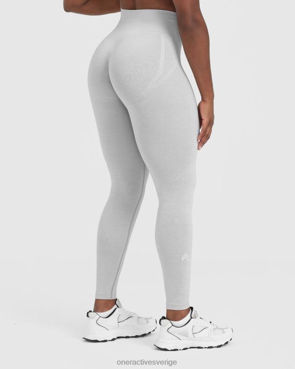 Kläder grå märgel 4B0464 lätta sömlösa leggings 1 Oner Active