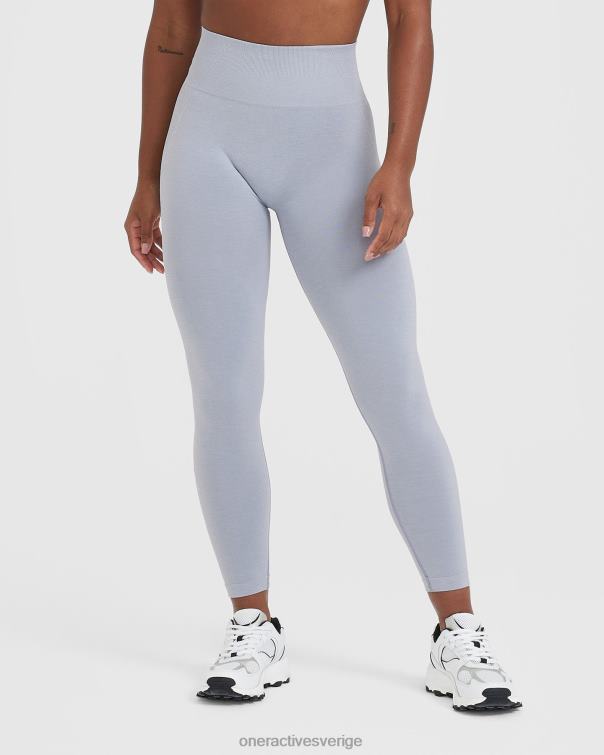 Kläder metallgrå 4B0461 lätta sömlösa leggings 1 Oner Active