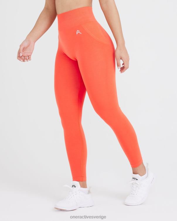 Kläder persikoblomma 4B04637 enkel sömlös leggings 3 Oner Active
