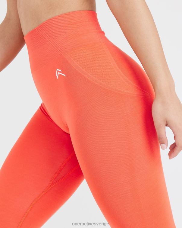 Kläder persikoblomma 4B04637 enkel sömlös leggings 3 Oner Active