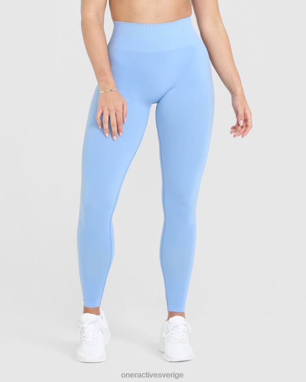 Kläder pudrad blå 4B04625 lätta sömlösa leggings 2 Oner Active