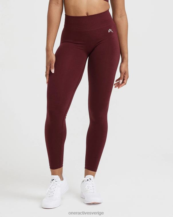 Kläder rosenträ 4B04649 enkel sömlös leggings 3 Oner Active