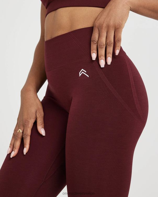 Kläder rosenträ 4B04649 enkel sömlös leggings 3 Oner Active