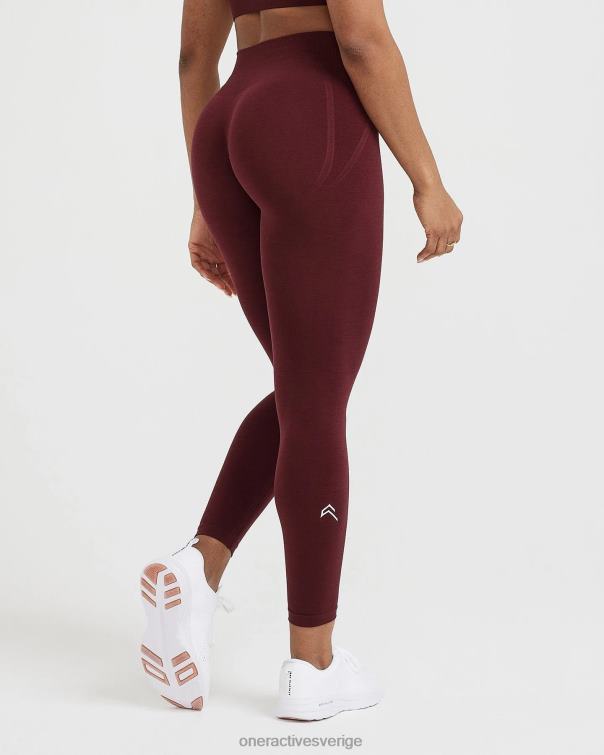 Kläder rosenträ 4B04649 enkel sömlös leggings 3 Oner Active