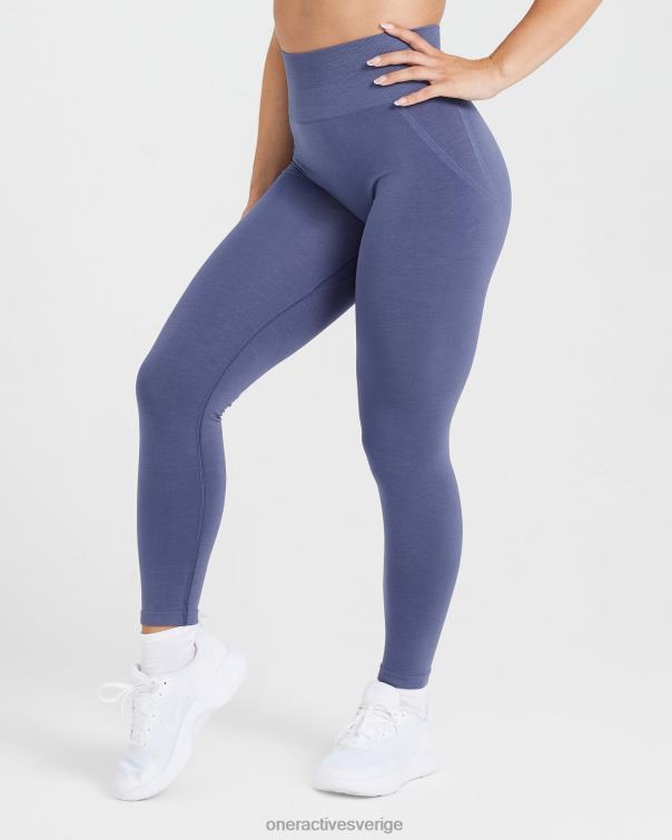 Kläder skifferblå 4B04615 lätta sömlösa leggings 2 Oner Active