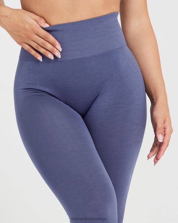 Kläder skifferblå 4B04615 lätta sömlösa leggings 2 Oner Active