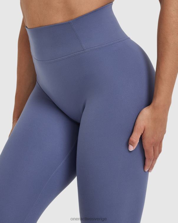 Kläder skifferblå 4B04640 tidlösa leggings med hög midja Oner Active