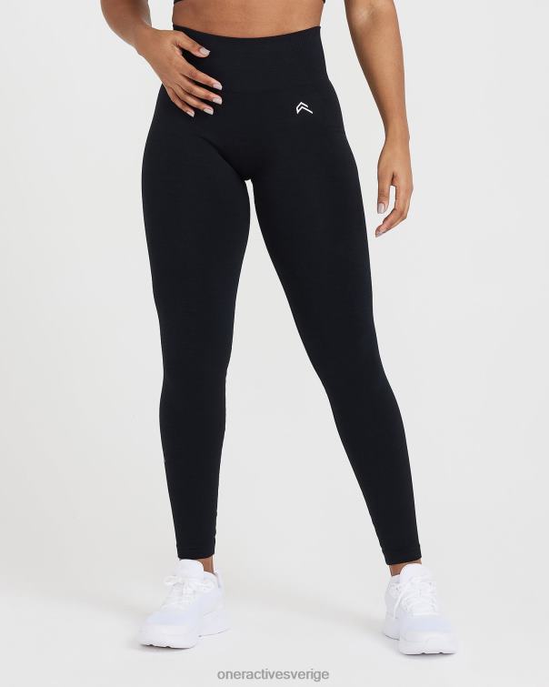Kläder svart märgel 4B04658 klassiska sömlösa 2.0 leggings Oner Active