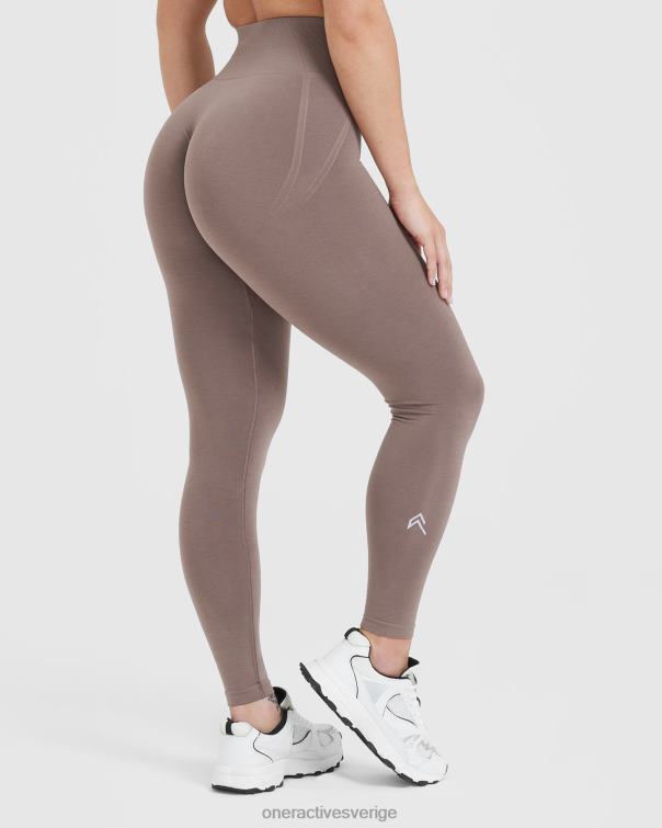 Kläder tvättad kallbrun 4B0463 lätta sömlösa leggings 1 Oner Active