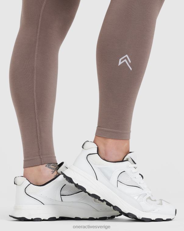 Kläder tvättad kallbrun 4B0463 lätta sömlösa leggings 1 Oner Active