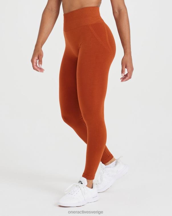 Kläder varm koppar 4B04656 enkel sömlös leggings 3 Oner Active