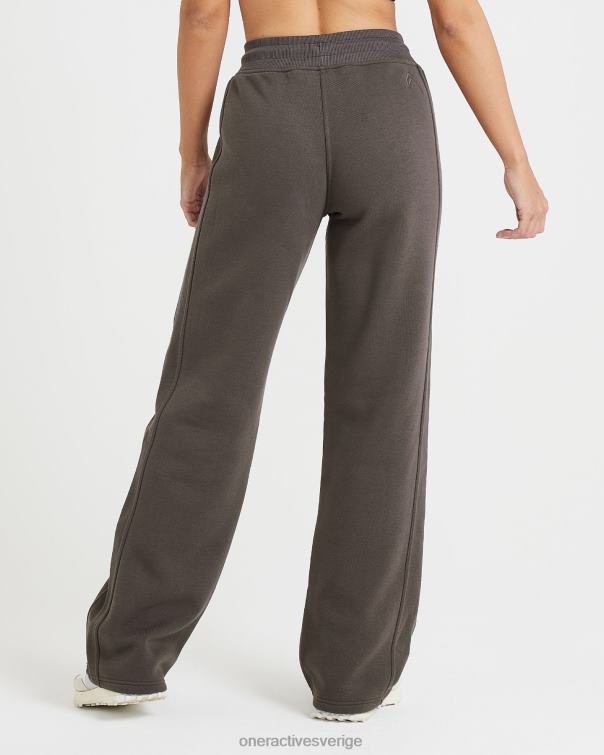 Kläder djup taupe 4B04688 klassisk lounge jogger med raka ben Oner Active