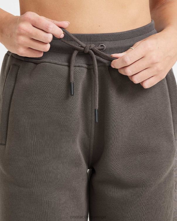 Kläder djup taupe 4B04688 klassisk lounge jogger med raka ben Oner Active