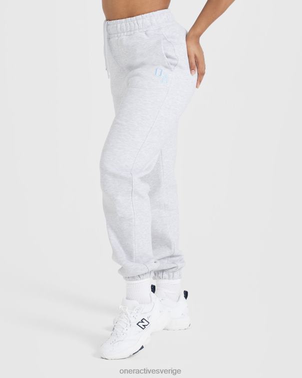 Kläder ljusgrå märgel 4B04666 varsity oversized jogger hela dagen Oner Active