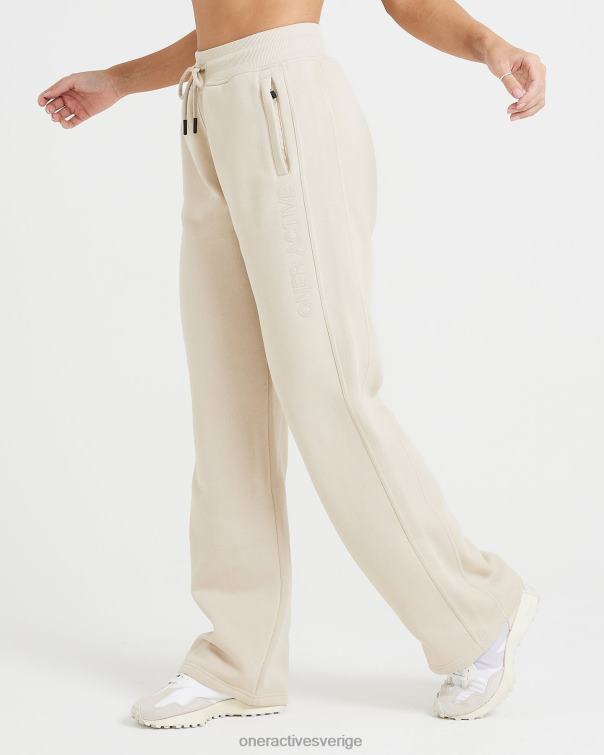 Kläder sand 4B04675 klassisk lounge jogger med raka ben Oner Active