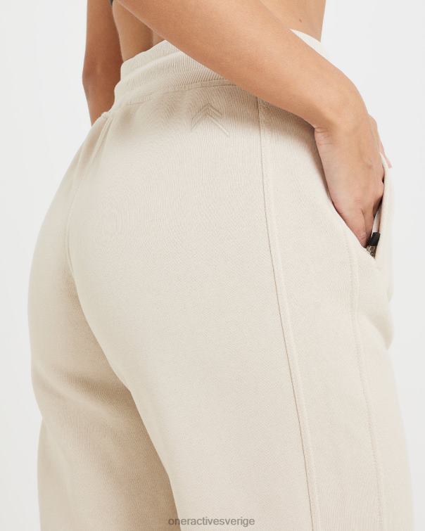 Kläder sand 4B04675 klassisk lounge jogger med raka ben Oner Active