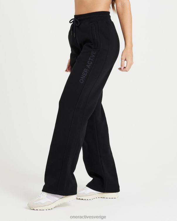 Kläder svart 4B04689 klassisk lounge jogger med raka ben Oner Active
