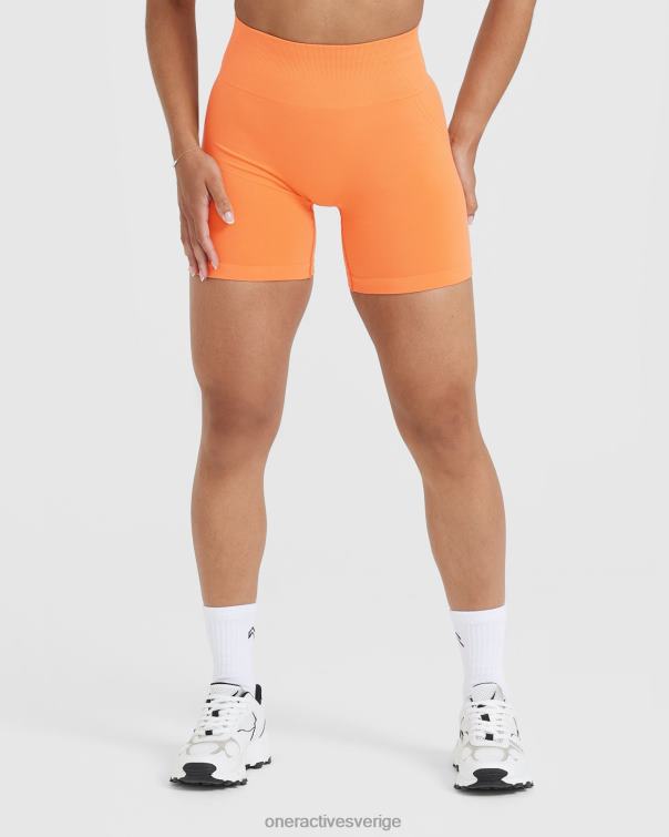 Kläder aprikos apelsin 4B046298 smidiga sömlösa shorts 2 Oner Active