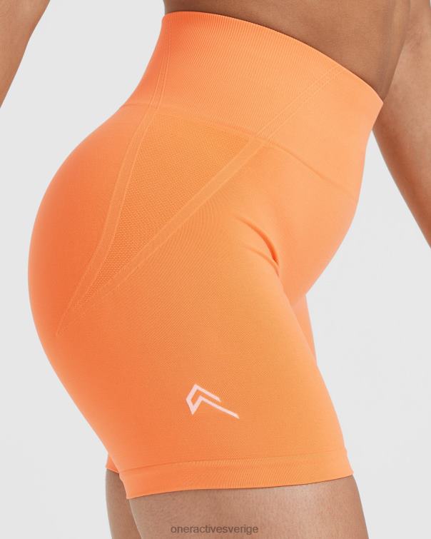Kläder aprikos apelsin 4B046298 smidiga sömlösa shorts 2 Oner Active