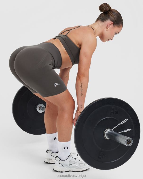 Kläder djup taupe 4B046246 smidiga sömlösa cykelshorts 1 Oner Active