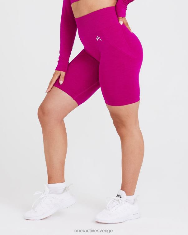 Kläder fuchsia 4B046355 smidiga sömlösa cykelshorts 3 Oner Active