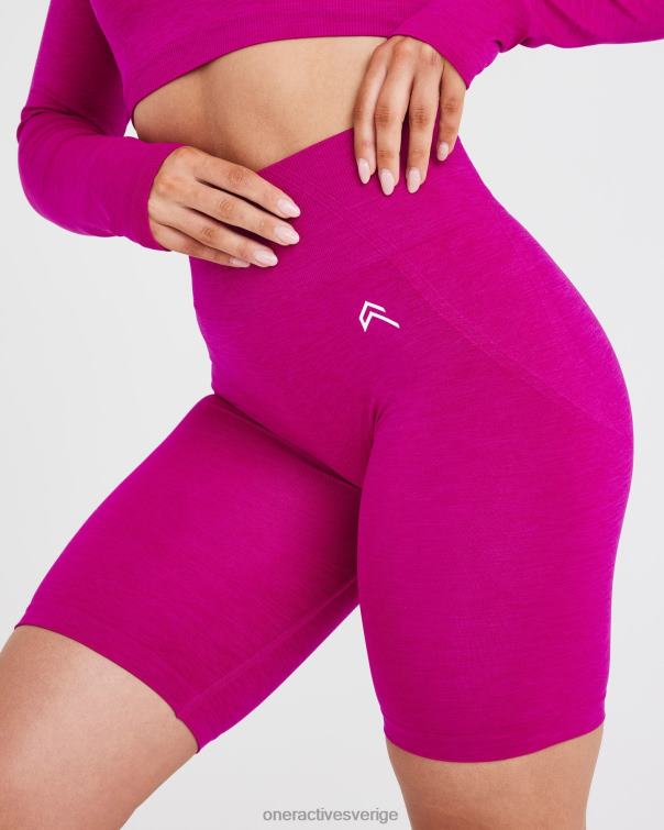 Kläder fuchsia 4B046355 smidiga sömlösa cykelshorts 3 Oner Active