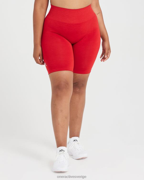 Kläder kryddig röd 4B046348 smidiga sömlösa cykelshorts 3 Oner Active
