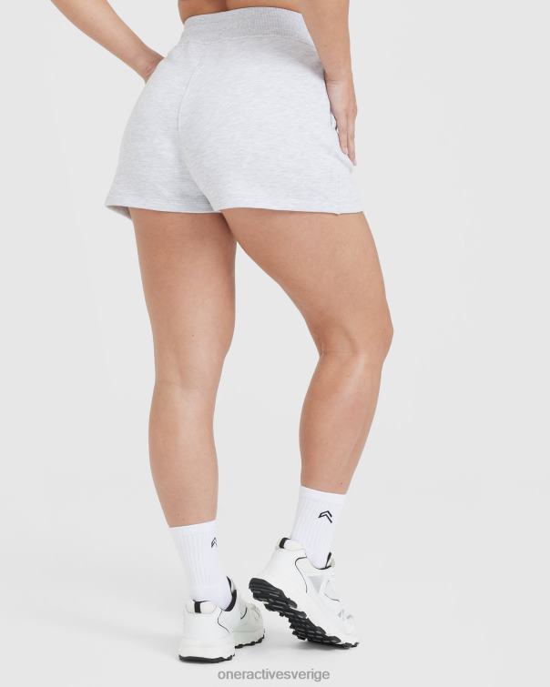 Kläder ljusgrå märgel 4B046258 lätta shorts hela dagen Oner Active