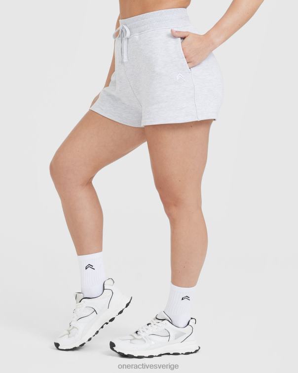 Kläder ljusgrå märgel 4B046258 lätta shorts hela dagen Oner Active