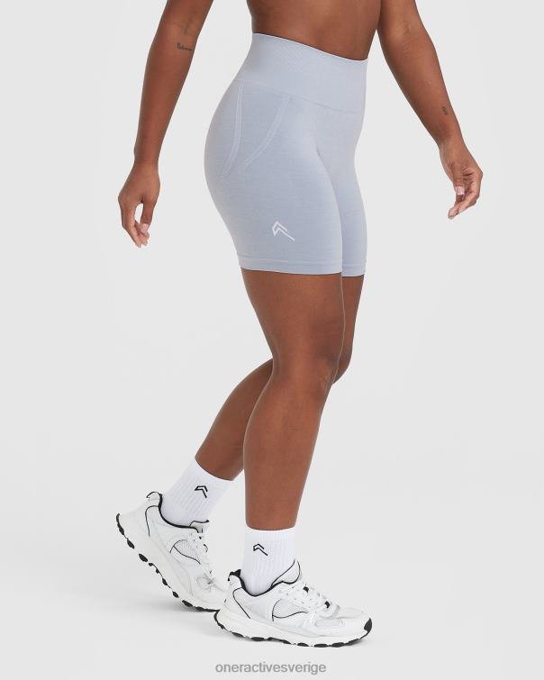 Kläder metallgrå 4B046235 smidiga sömlösa shorts 1 Oner Active