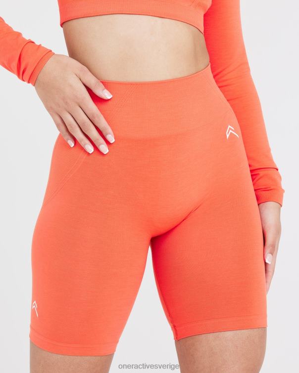 Kläder persikoblomma 4B046325 smidiga sömlösa cykelshorts 2 Oner Active