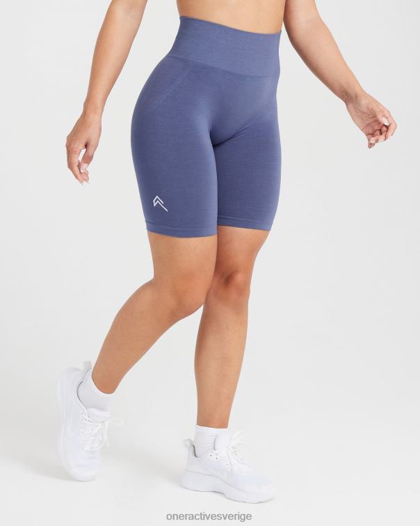 Kläder skifferblå 4B046273 smidiga sömlösa cykelshorts 1 Oner Active