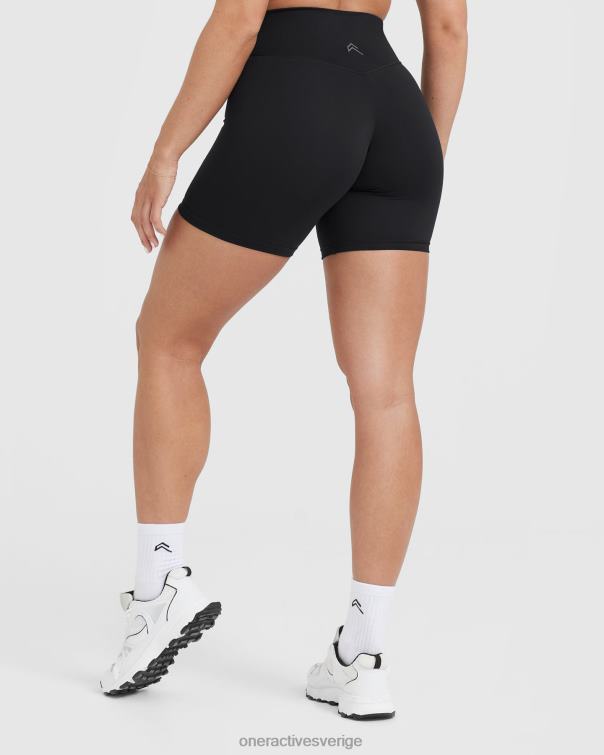 Kläder svart 4B046281 tidlösa shorts med hög midja Oner Active