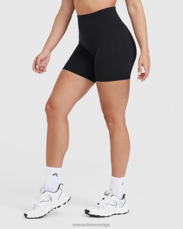 Kläder svart 4B046281 tidlösa shorts med hög midja Oner Active