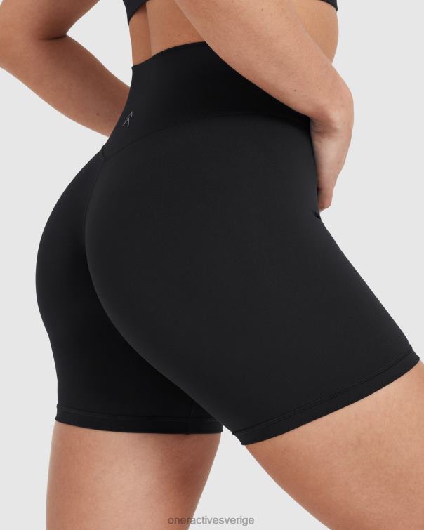 Kläder svart 4B046281 tidlösa shorts med hög midja Oner Active