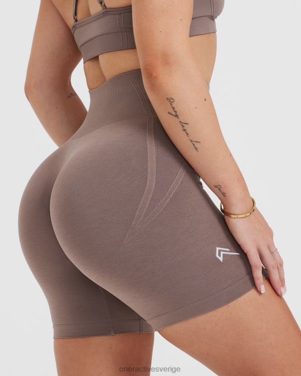 Kläder tvättad kallbrun 4B046239 smidiga sömlösa shorts 1 Oner Active